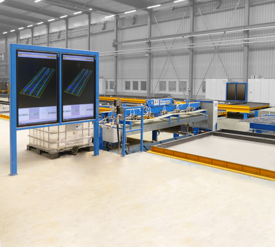 EBAWE machine with dual display and reinforcement plan